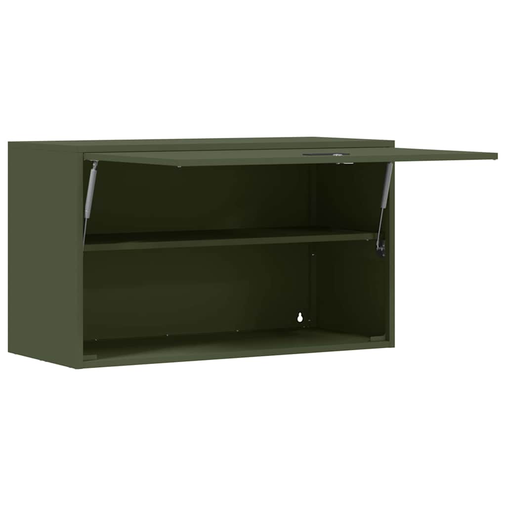 Armoire murale pour garage Vert olive 90 x 40 x 53 cm - XIOS