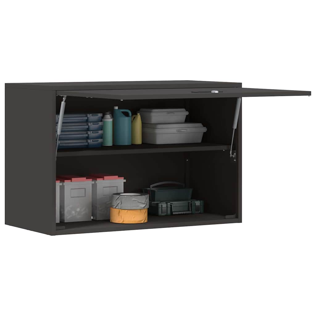 Armoire murale pour garage Noir 80 x 40 x 53 cm - XIOS