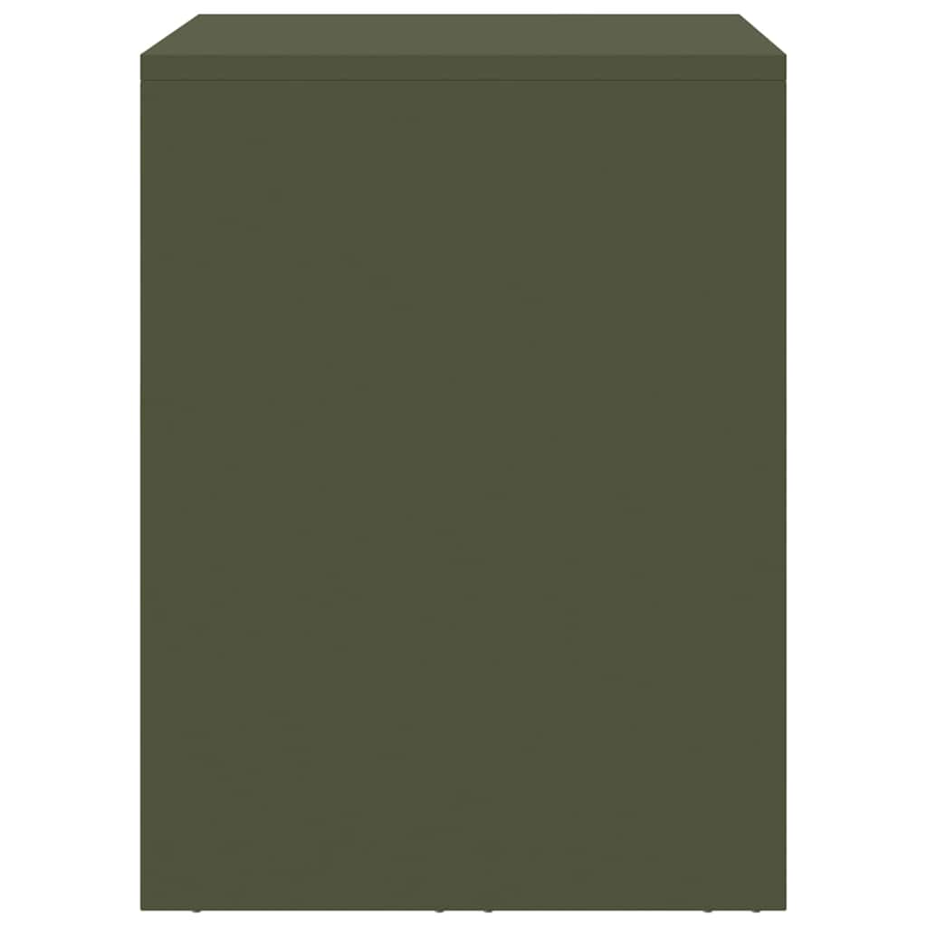 Armoire murale pour garage Vert olive 80 x 40 x 53 cm - XIOS
