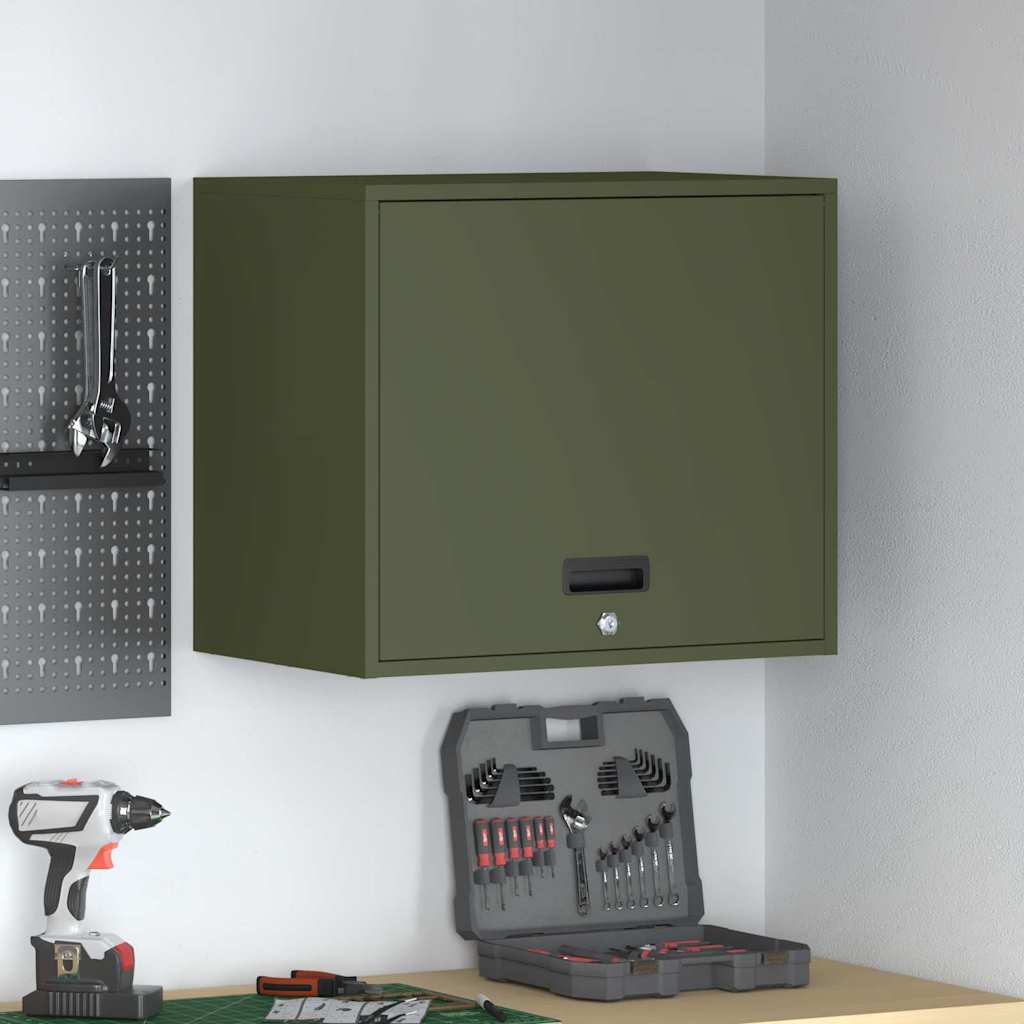 Armoire murale pour garage Vert olive 60 x 40 x 53 cm - XIOS