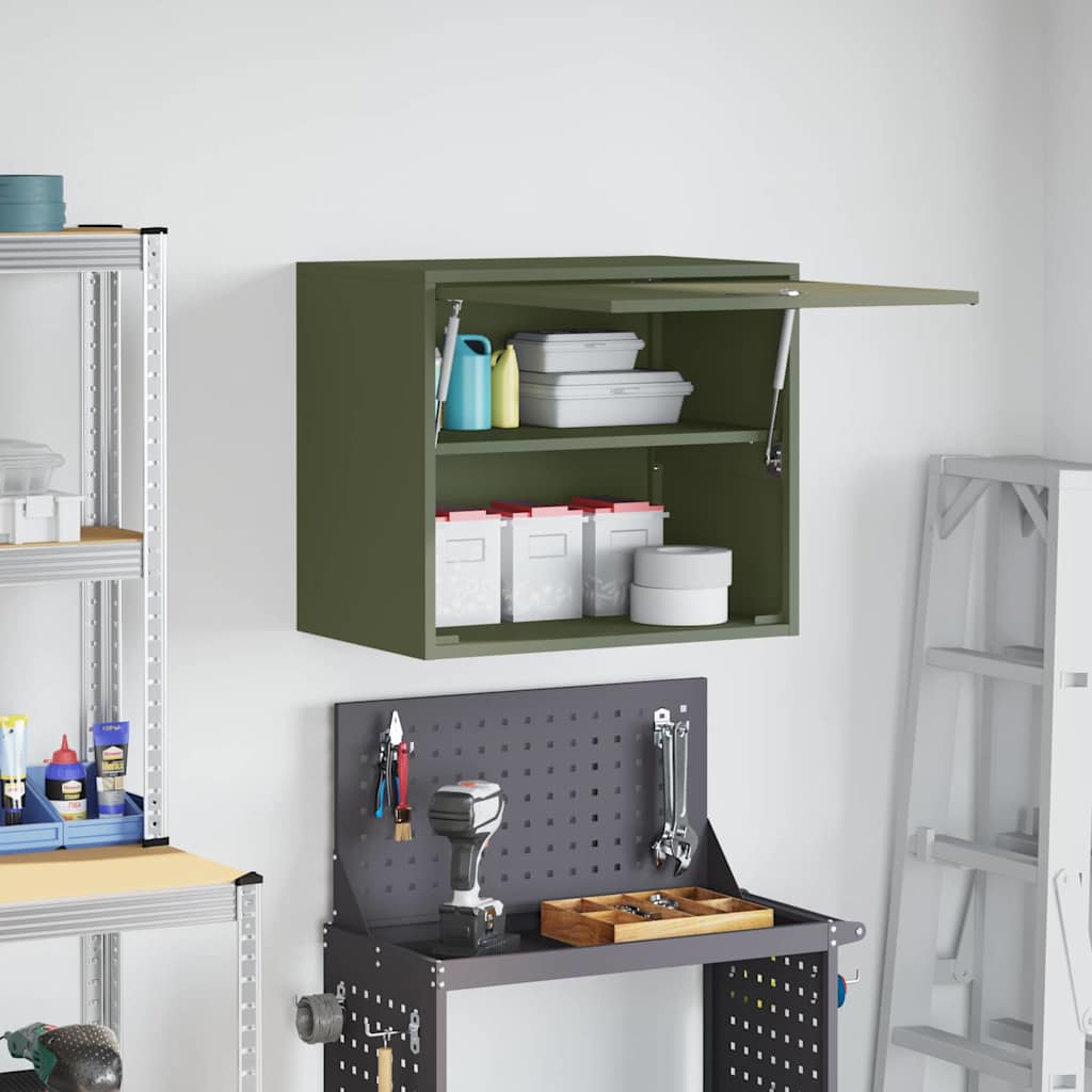 Armoire murale pour garage Vert olive 60 x 40 x 53 cm - XIOS