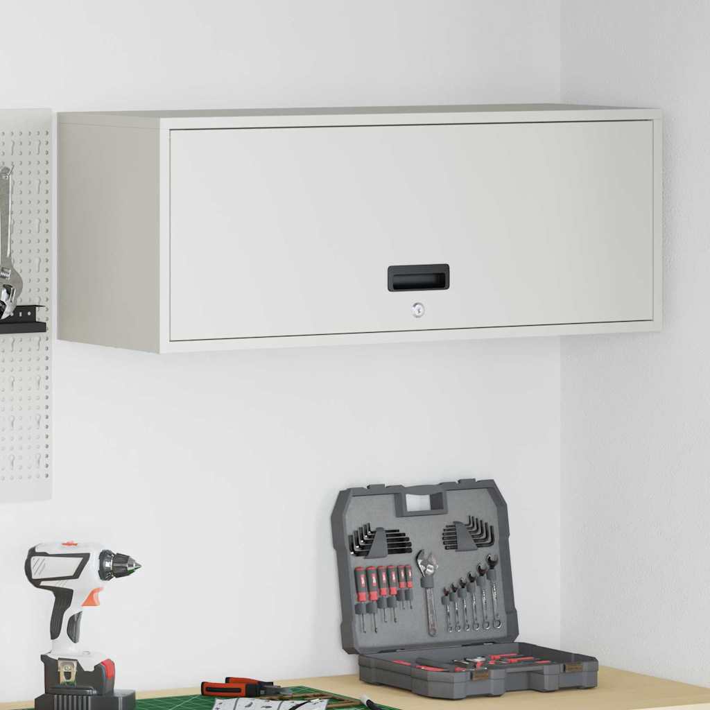 Armoire murale pour garage Blanc 90 x 33 x 35 cm - XIOS