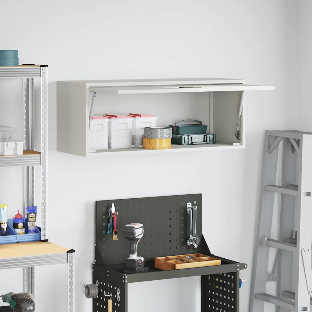 Armoire murale pour garage Blanc 90 x 33 x 35 cm - XIOS