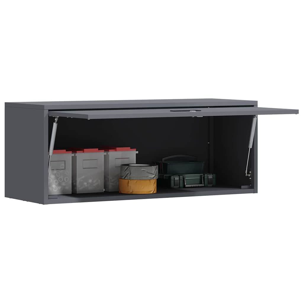 Armoire murale pour garage Anthracite 90 x 33 x 35 cm - XIOS
