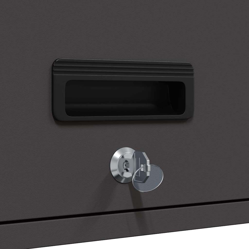 Armoire murale pour garage Noir 80 x 33 x 35 cm - XIOS