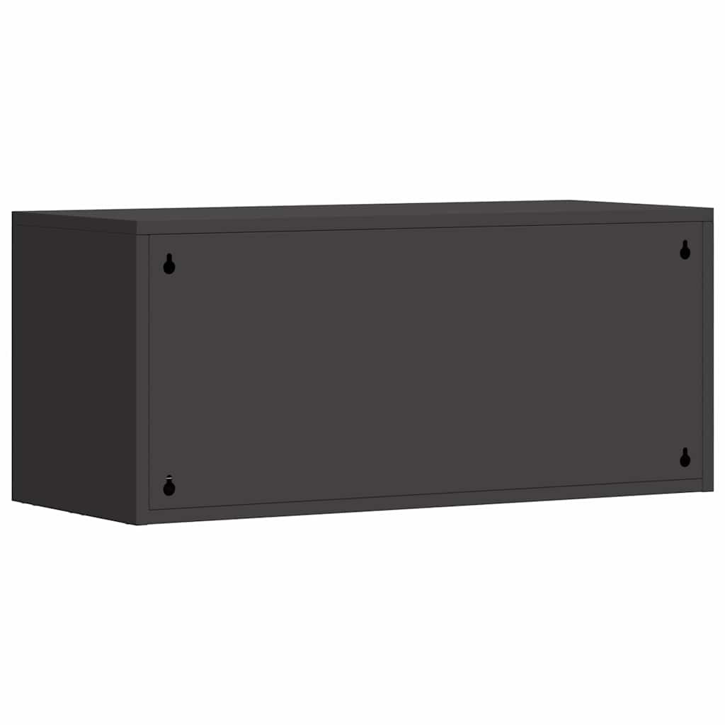 Armoire murale pour garage Noir 80 x 33 x 35 cm - XIOS