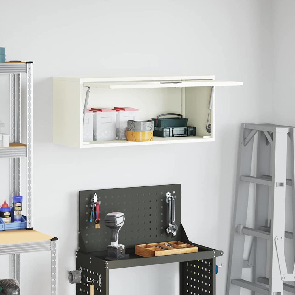 Armoire murale pour garage Blanc 80 x 33 x 35 cm - XIOS
