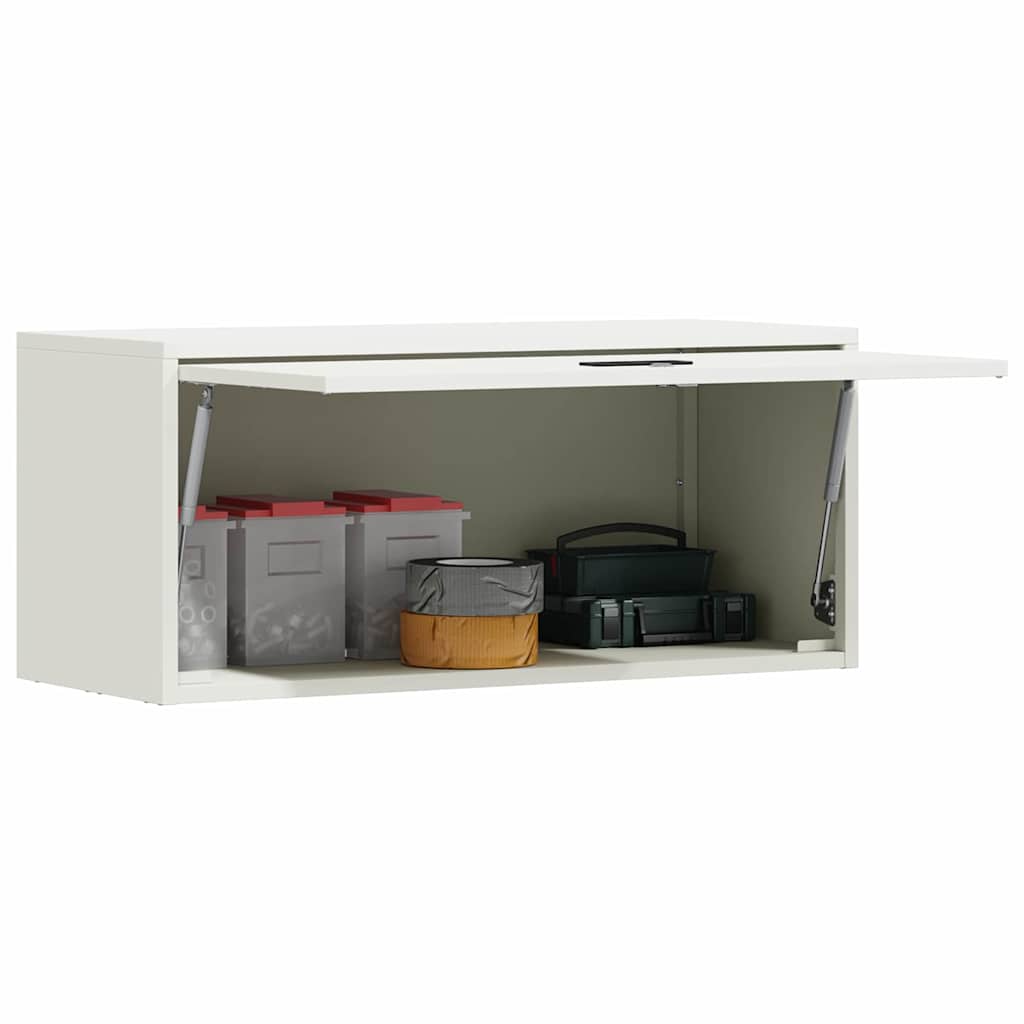 Armoire murale pour garage Blanc 80 x 33 x 35 cm - XIOS