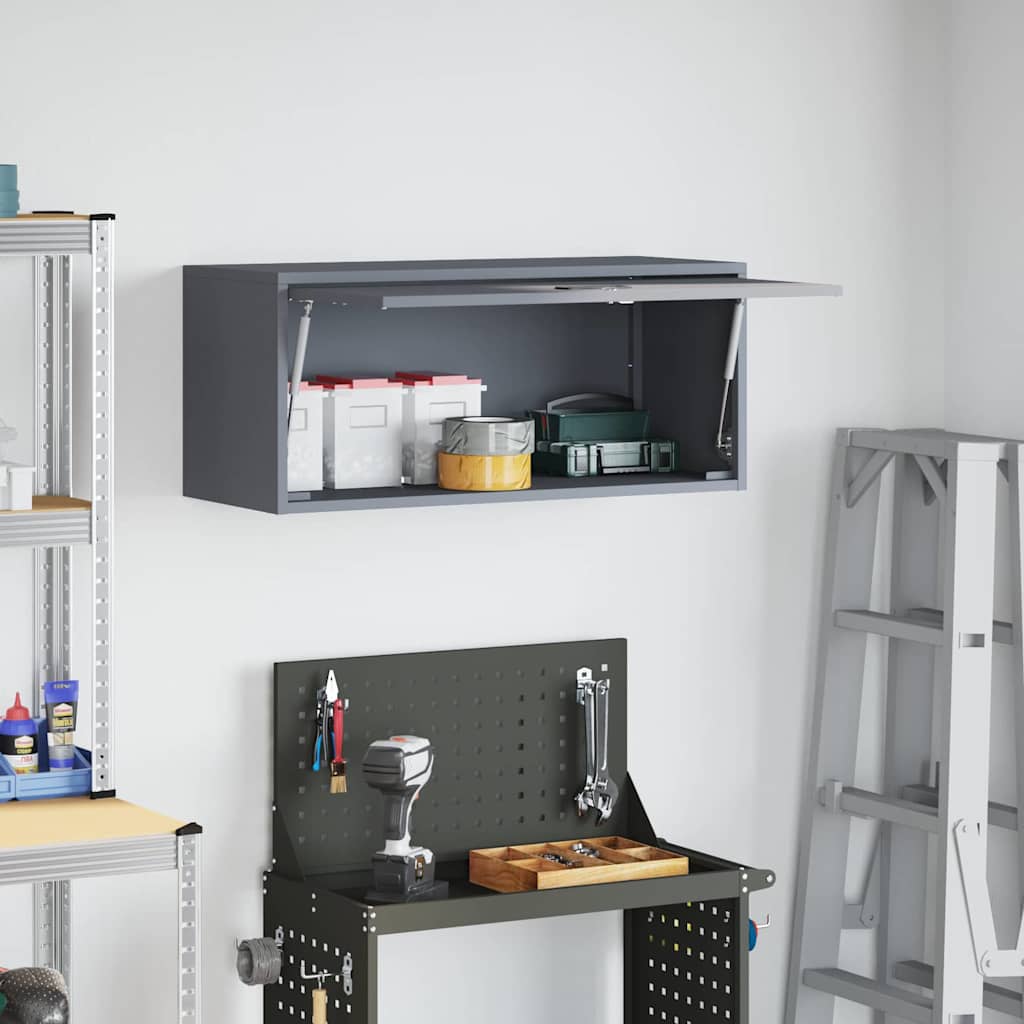 Armoire murale pour garage Anthracite 80 x 33 x 35 cm - XIOS