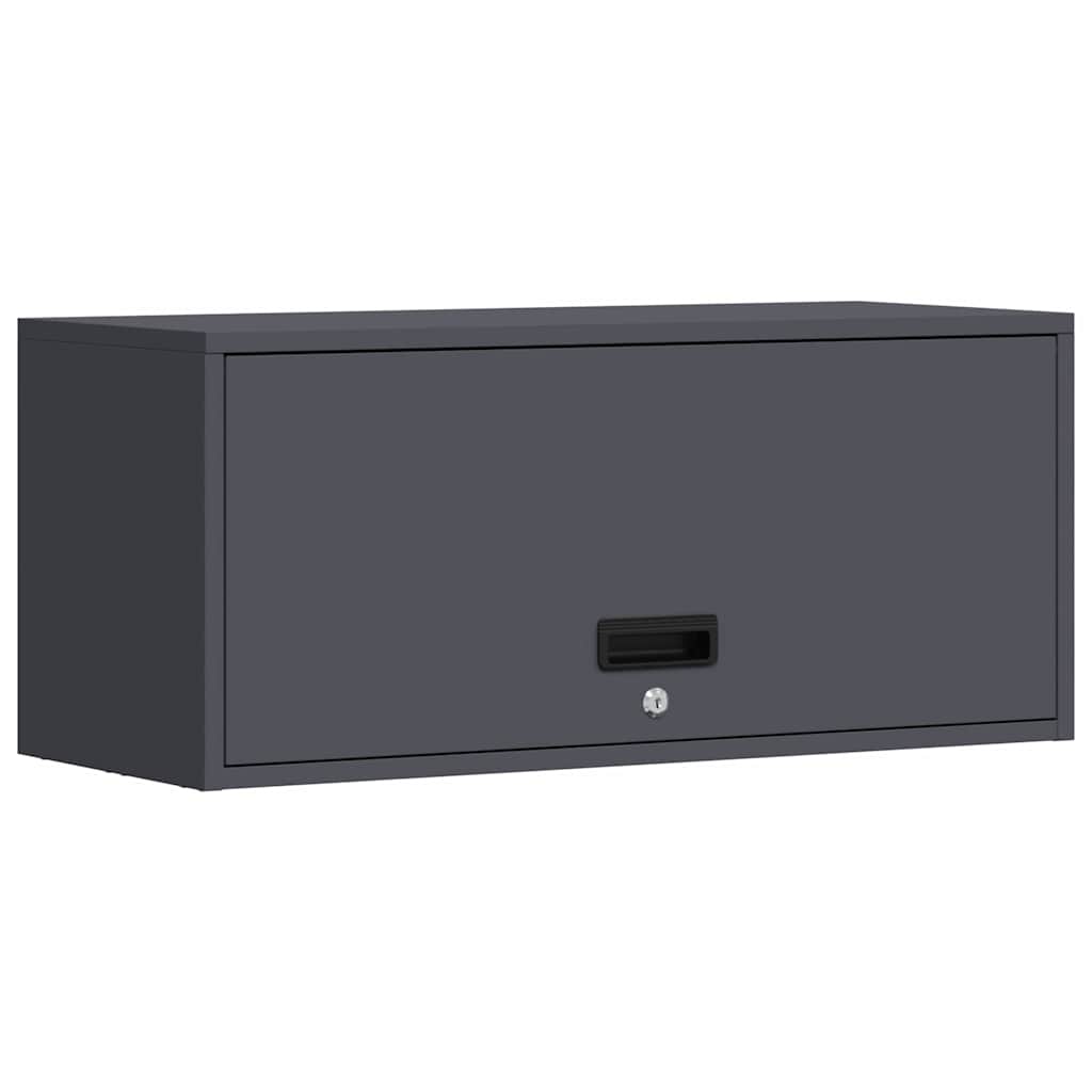 Armoire murale pour garage Anthracite 80 x 33 x 35 cm - XIOS
