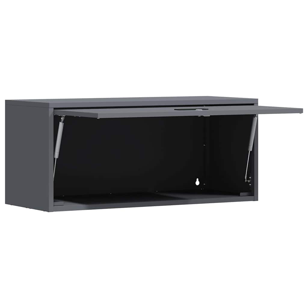 Armoire murale pour garage Anthracite 80 x 33 x 35 cm - XIOS