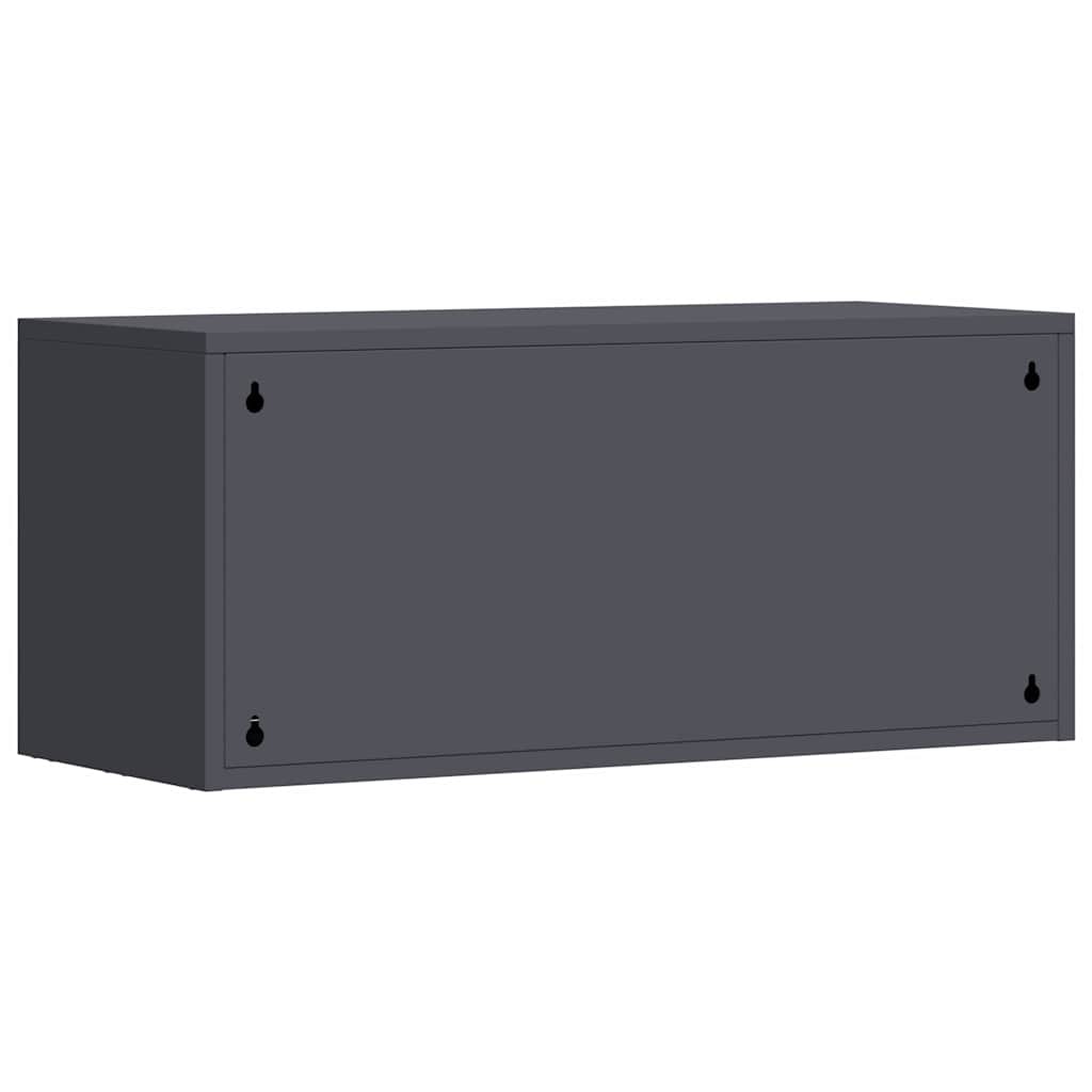 Armoire murale pour garage Anthracite 80 x 33 x 35 cm - XIOS