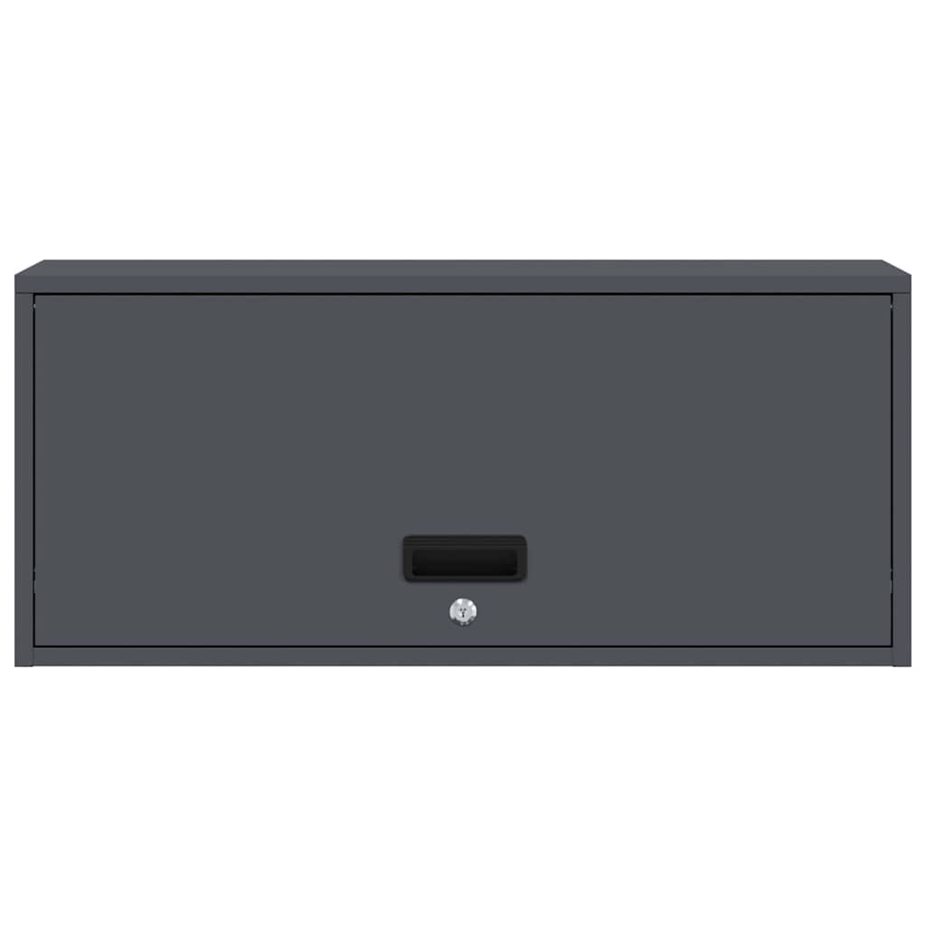 Armoire murale pour garage Anthracite 80 x 33 x 35 cm - XIOS
