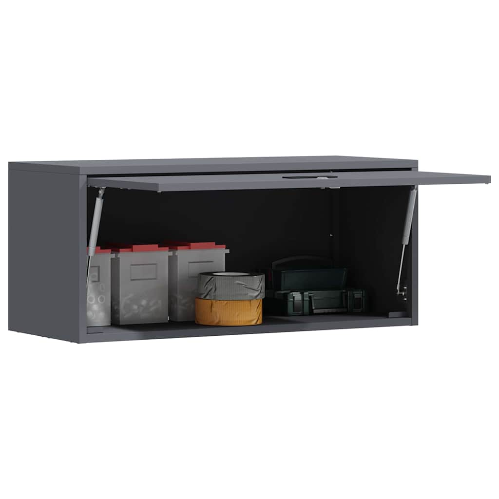 Armoire murale pour garage Anthracite 80 x 33 x 35 cm - XIOS