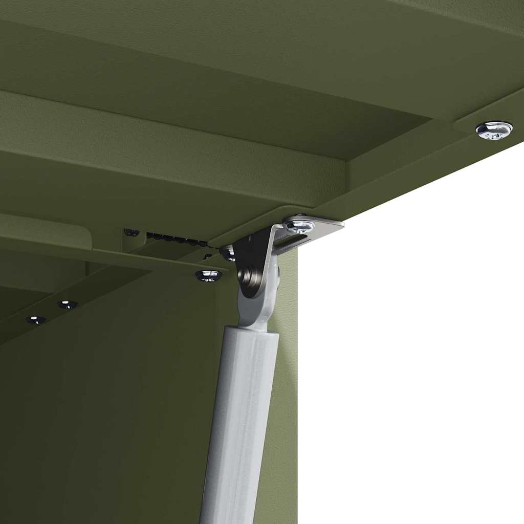 Armoire murale pour garage Vert olive 80 x 33 x 35 cm - XIOS