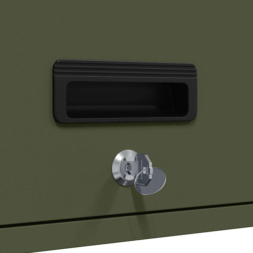 Armoire murale pour garage Vert olive 80 x 33 x 35 cm - XIOS