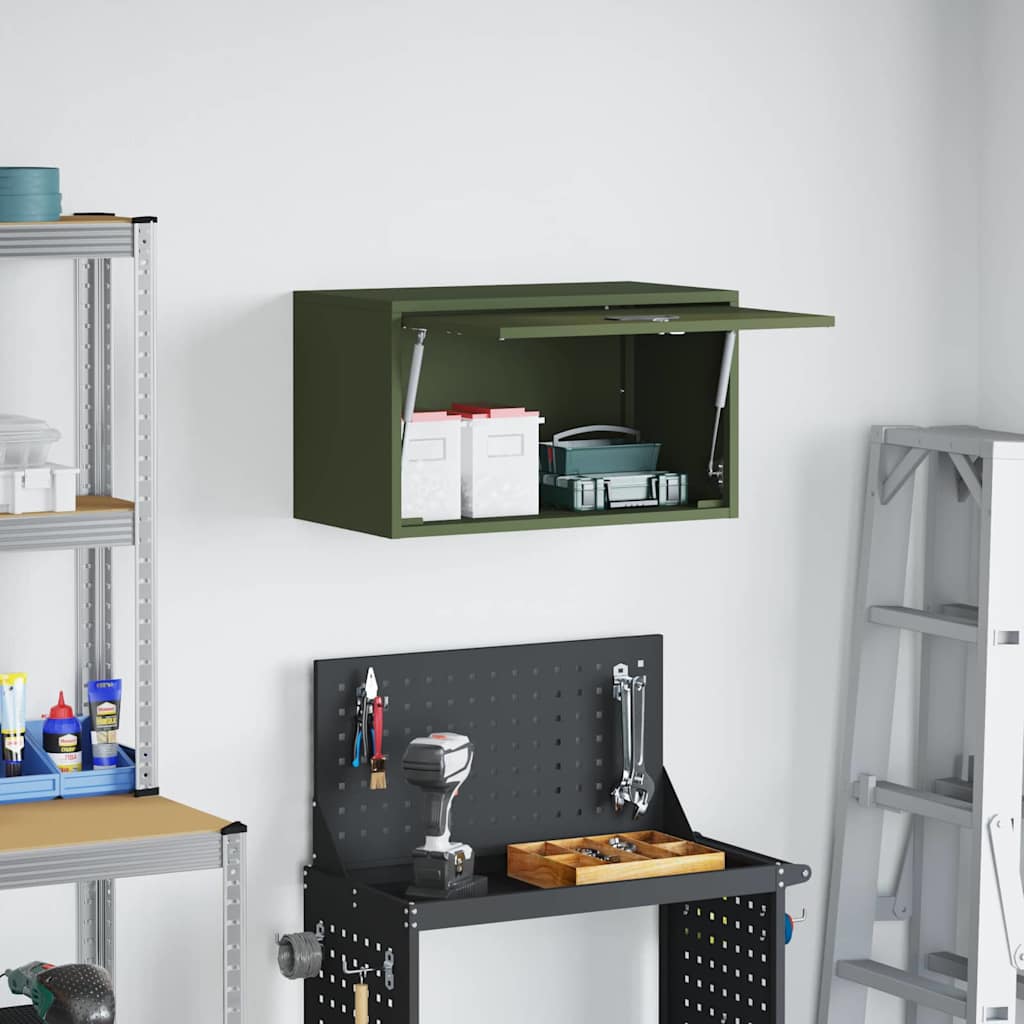 Armoire murale pour garage Vert olive 60 x 33 x 35 cm - XIOS