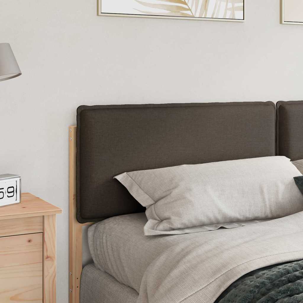 Tête de lit capitonnée Gris Naturel et Clair 200 cm Pin massif - XIOS