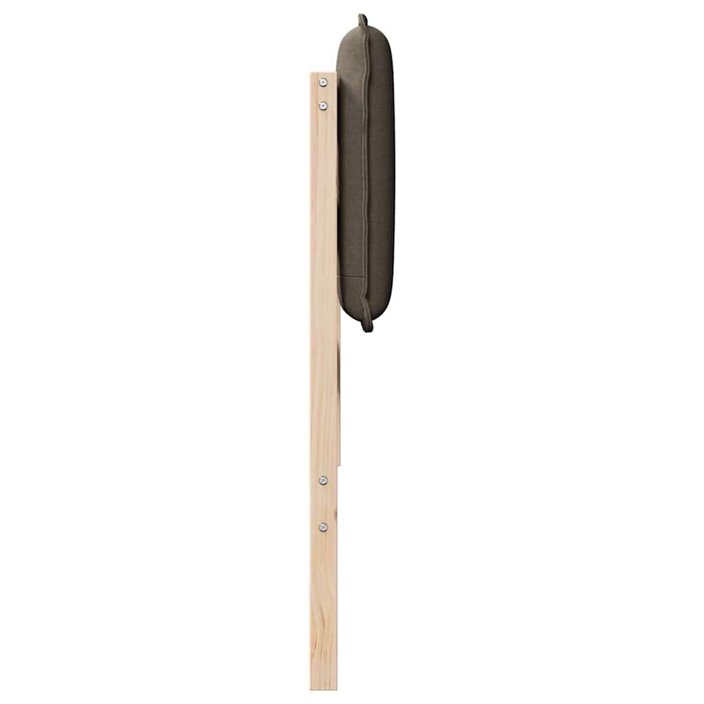Tête de lit capitonnée Gris Naturel et Clair 200 cm Pin massif - XIOS