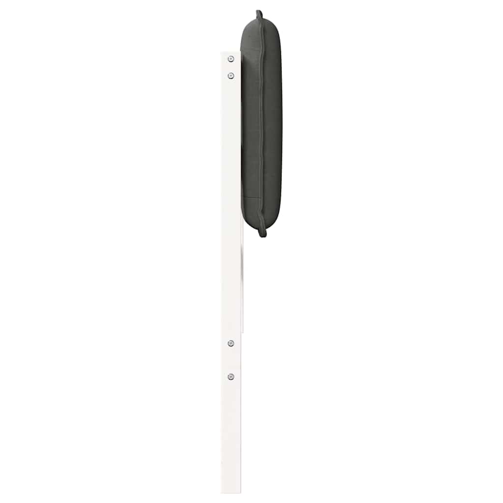 Tête de lit capitonnée Blanc et gris clair 200 cm Pin massif - XIOS