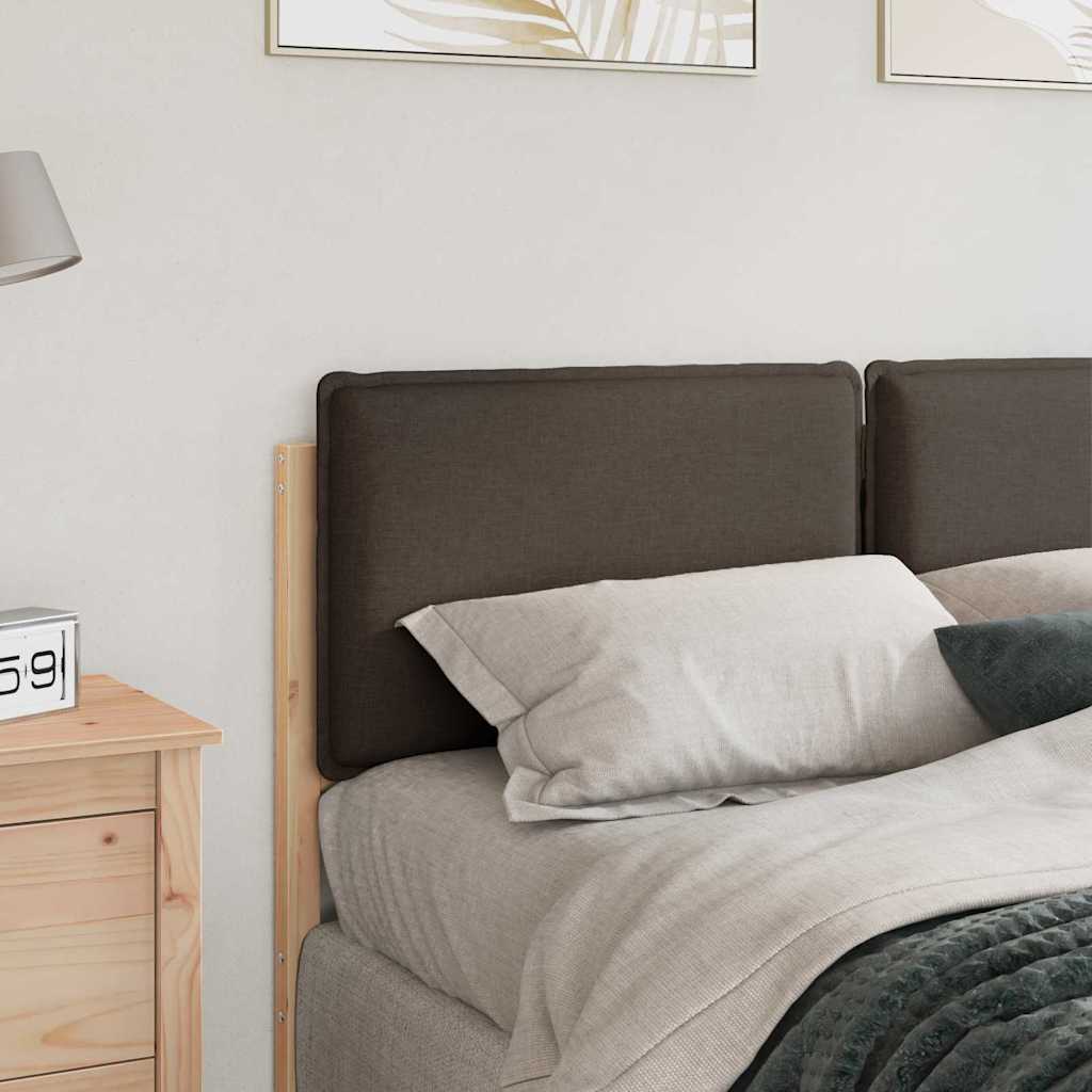 Tête de lit capitonnée Gris Naturel et Clair 150 cm Pin massif - XIOS