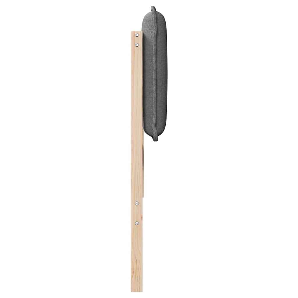 Tête de lit capitonnée Gris Naturel et Clair 135 cm Pin massif - XIOS