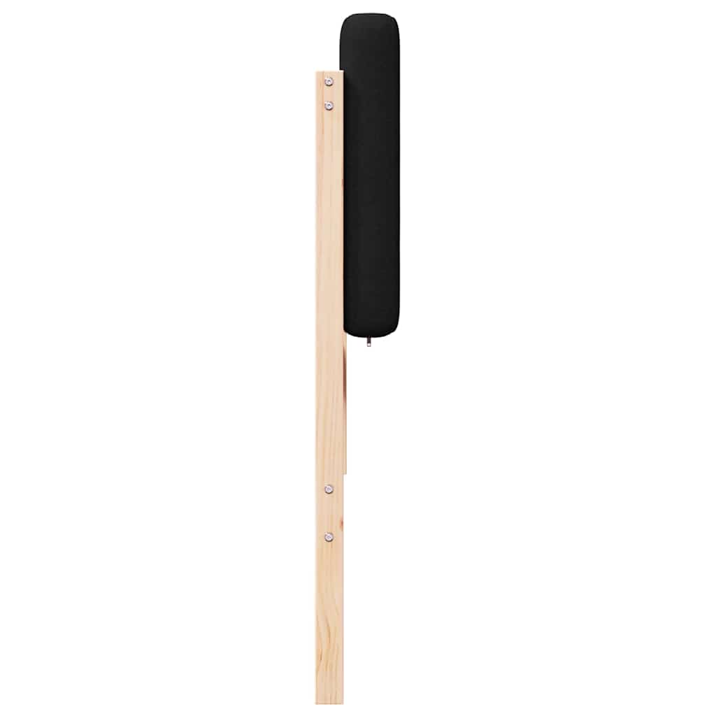 Tête de lit capitonnée Marron et Noir 200 cm Pin massif - XIOS