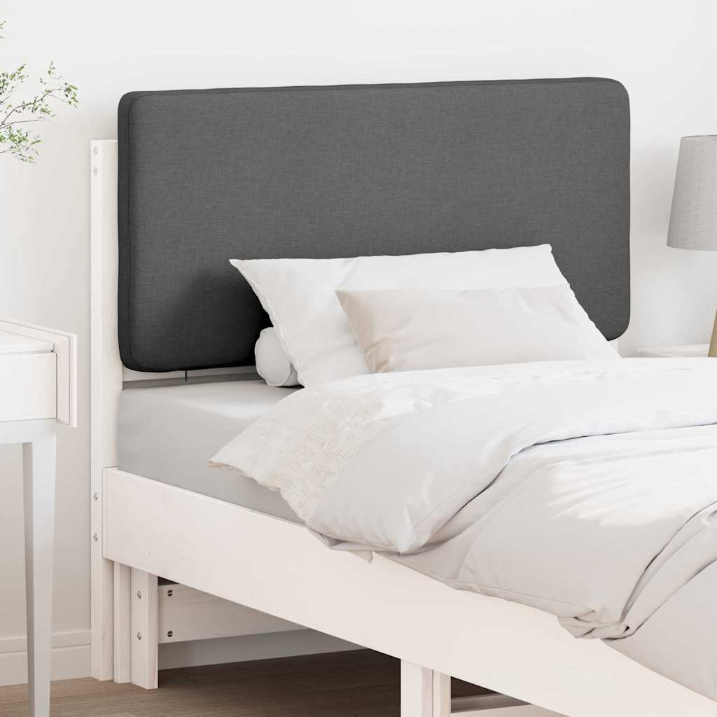 Tête de lit capitonnée Blanc et gris clair 100 cm Pin massif - XIOS