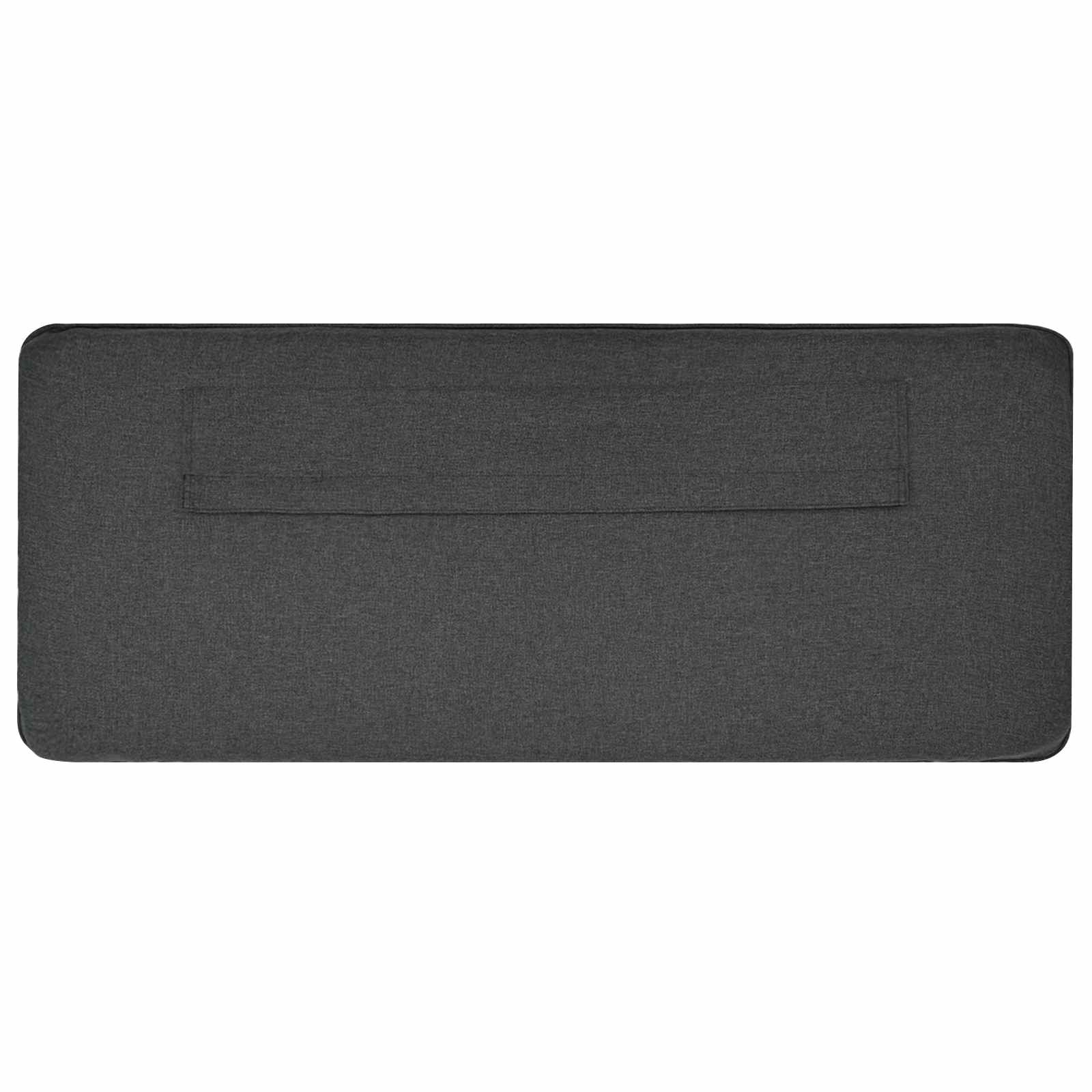 Tête de lit capitonnée Brun et gris foncé 135 cm Pin massif - XIOS