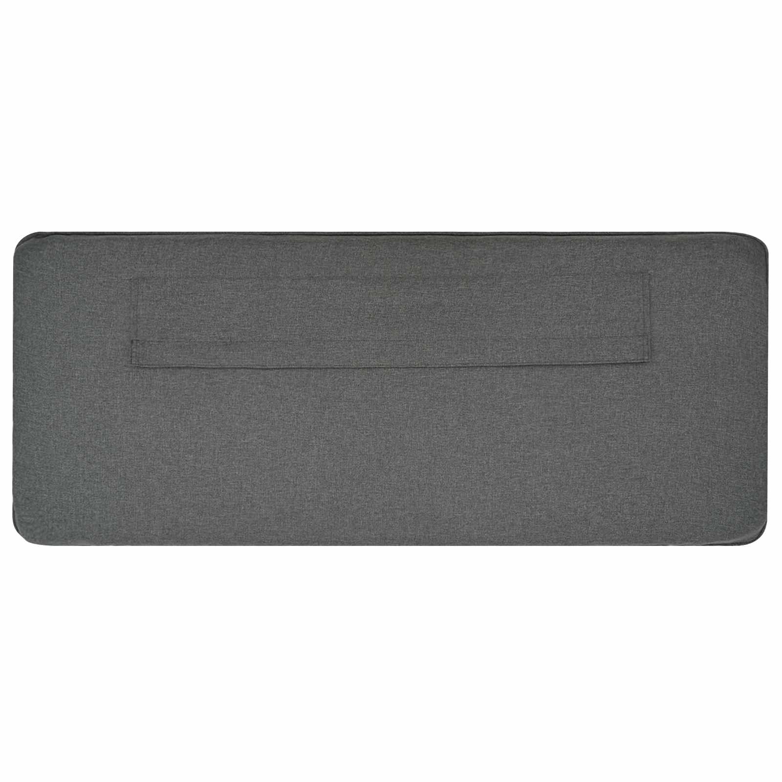 Tête de lit capitonnée Blanc et gris clair 135 cm Pin massif - XIOS