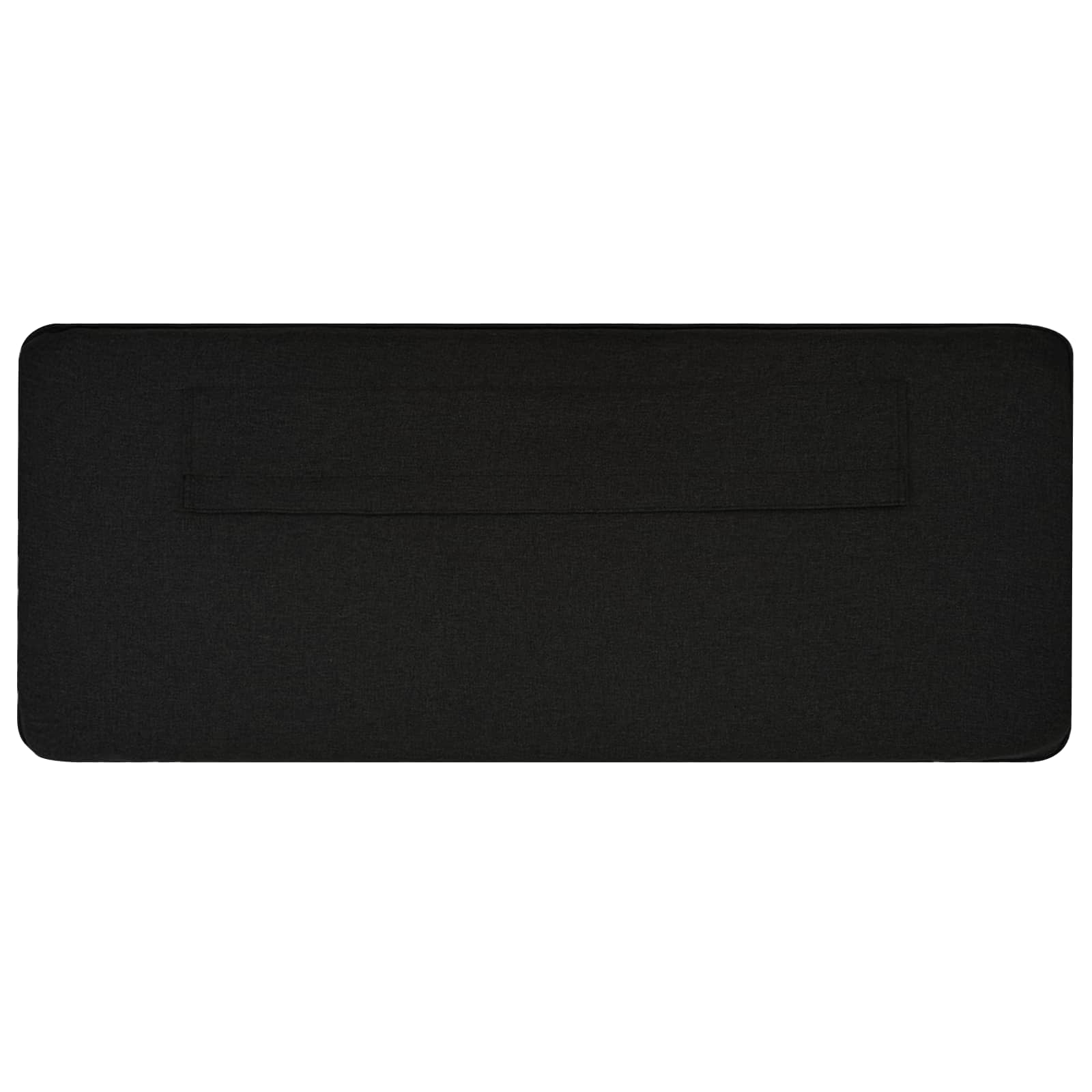 Tête de lit capitonnée Marron et Noir 120 cm Pin massif - XIOS