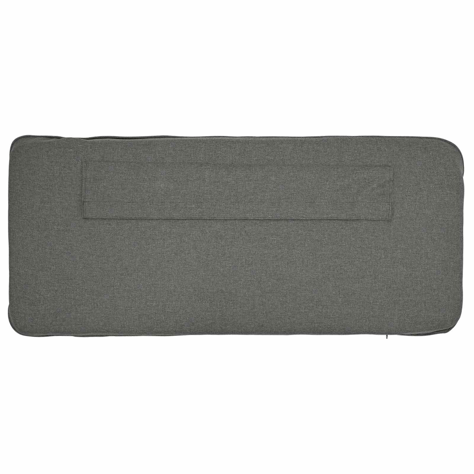 Tête de lit capitonnée Marron et gris clair 150 cm Pin massif - XIOS