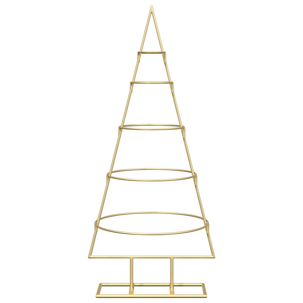 Arbre de Noël en métal Doré 90 cm Acier peint par poudre - XIOS
