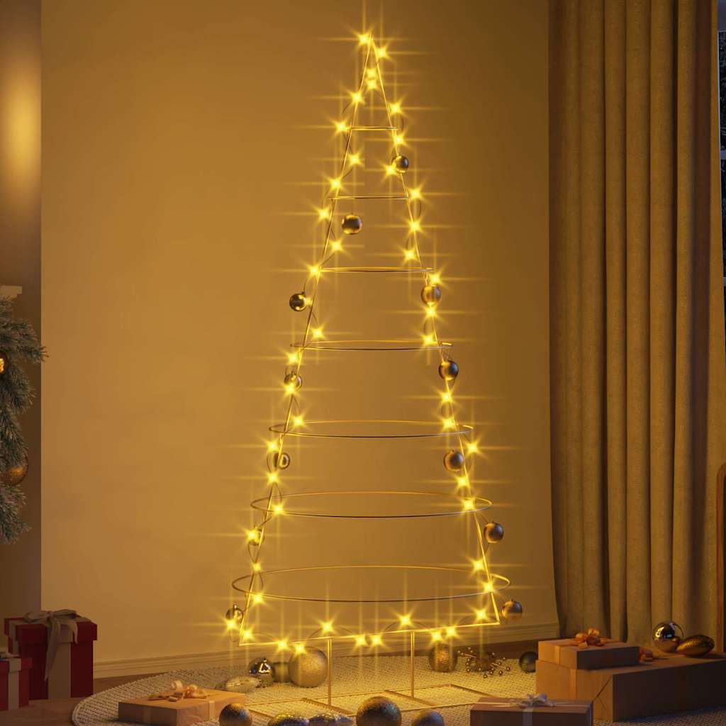 Arbre de Noël en métal Doré 210 cm Acier peint par poudre - XIOS