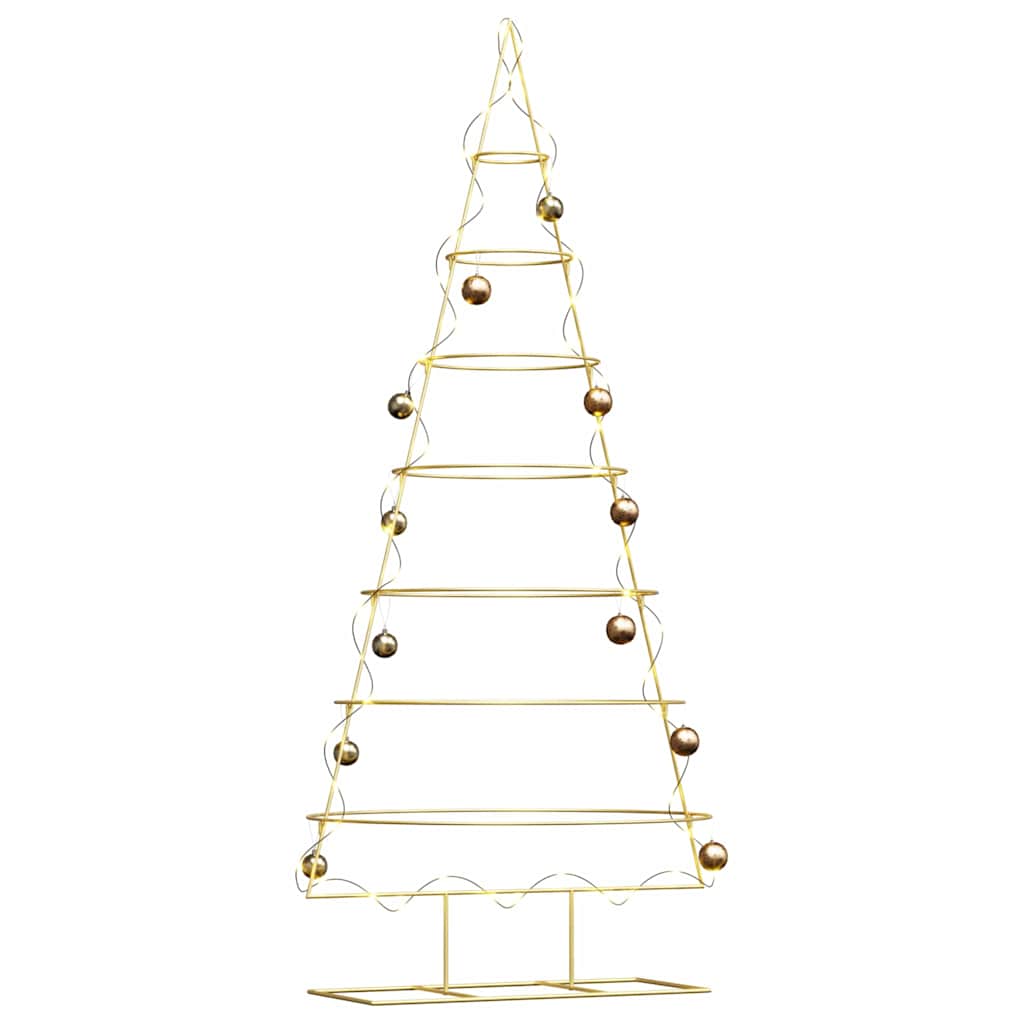 Arbre de Noël en métal Doré 210 cm Acier peint par poudre - XIOS