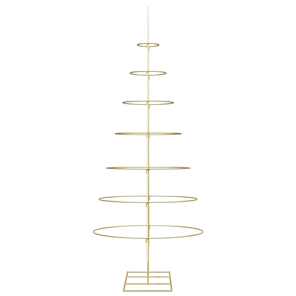 Arbre de Noël en métal Doré 210 cm Acier peint par poudre - XIOS