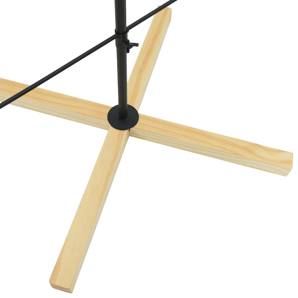 Arbre en cône de Noël avec support Noir 210 cm Acier - XIOS