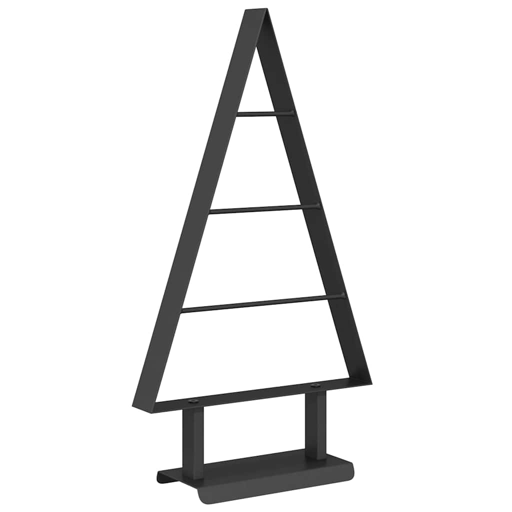 Arbre de Noël en métal avec support Noir 60 cm Acier - XIOS