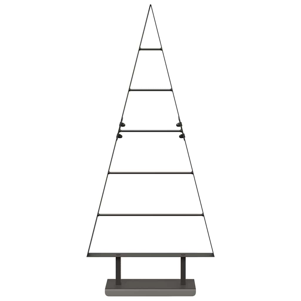 Arbre de Noël en métal avec support Noir 90 cm Acier - XIOS