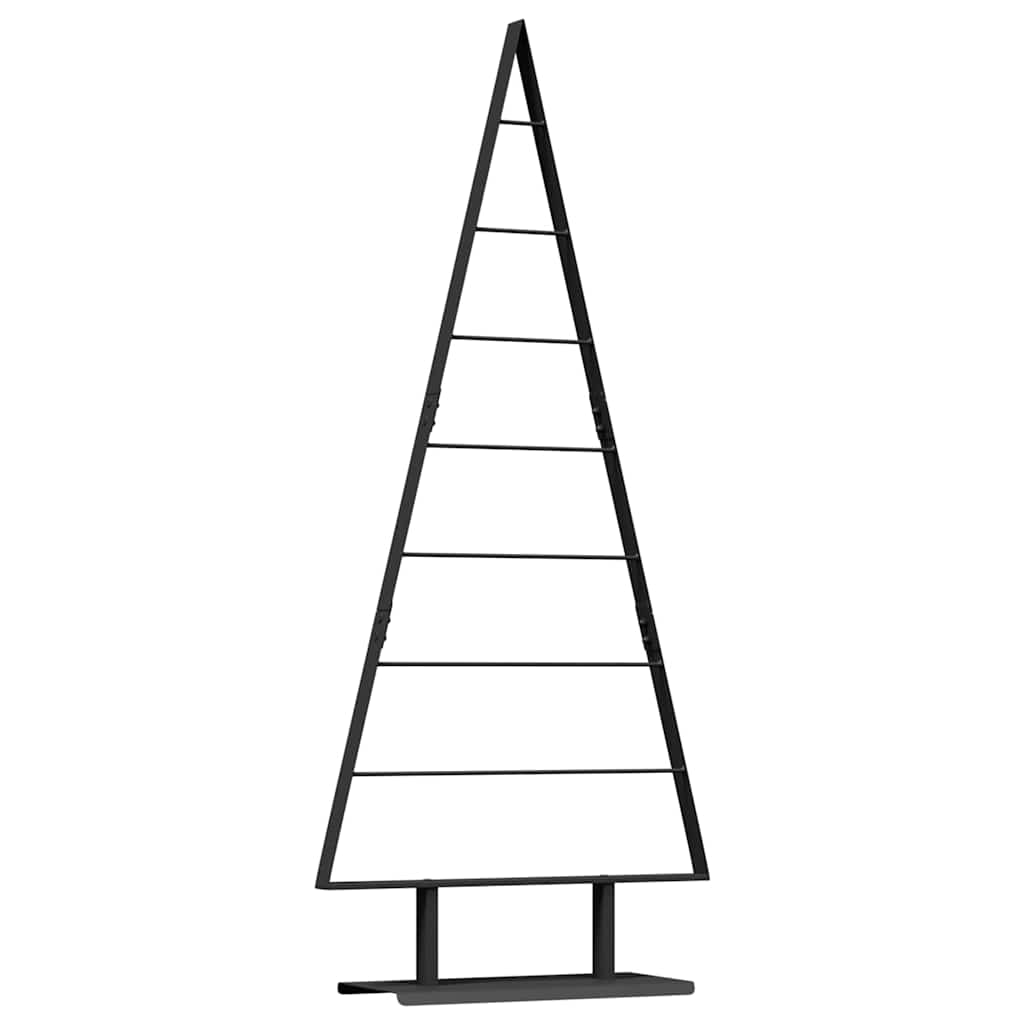 Arbre de Noël en métal avec support Noir 150 cm Acier - XIOS