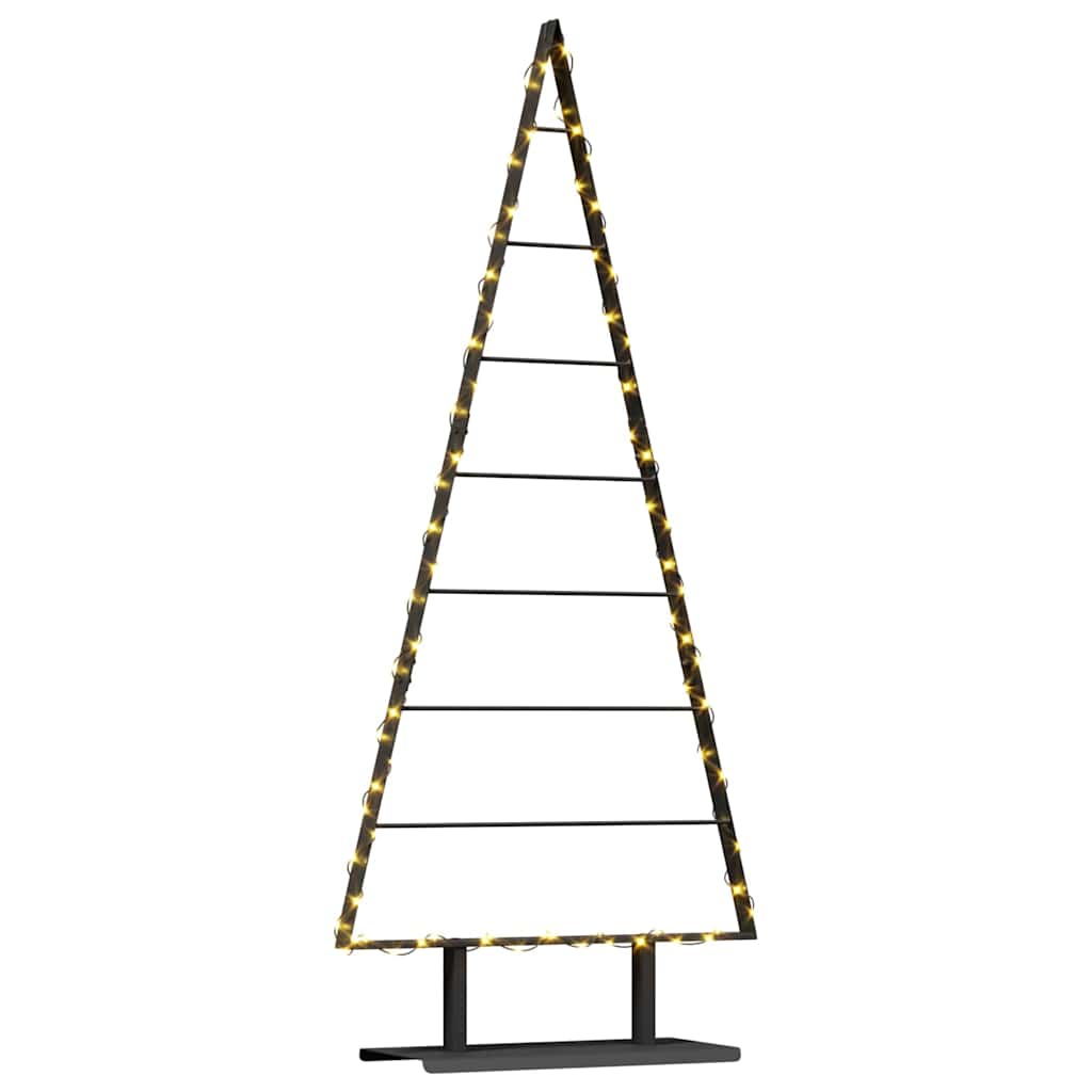 Arbre de Noël en métal avec support Noir 150 cm Acier - XIOS