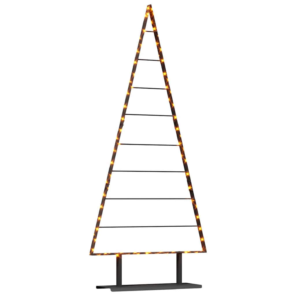 Arbre de Noël en métal avec support Noir 180 cm Acier - XIOS