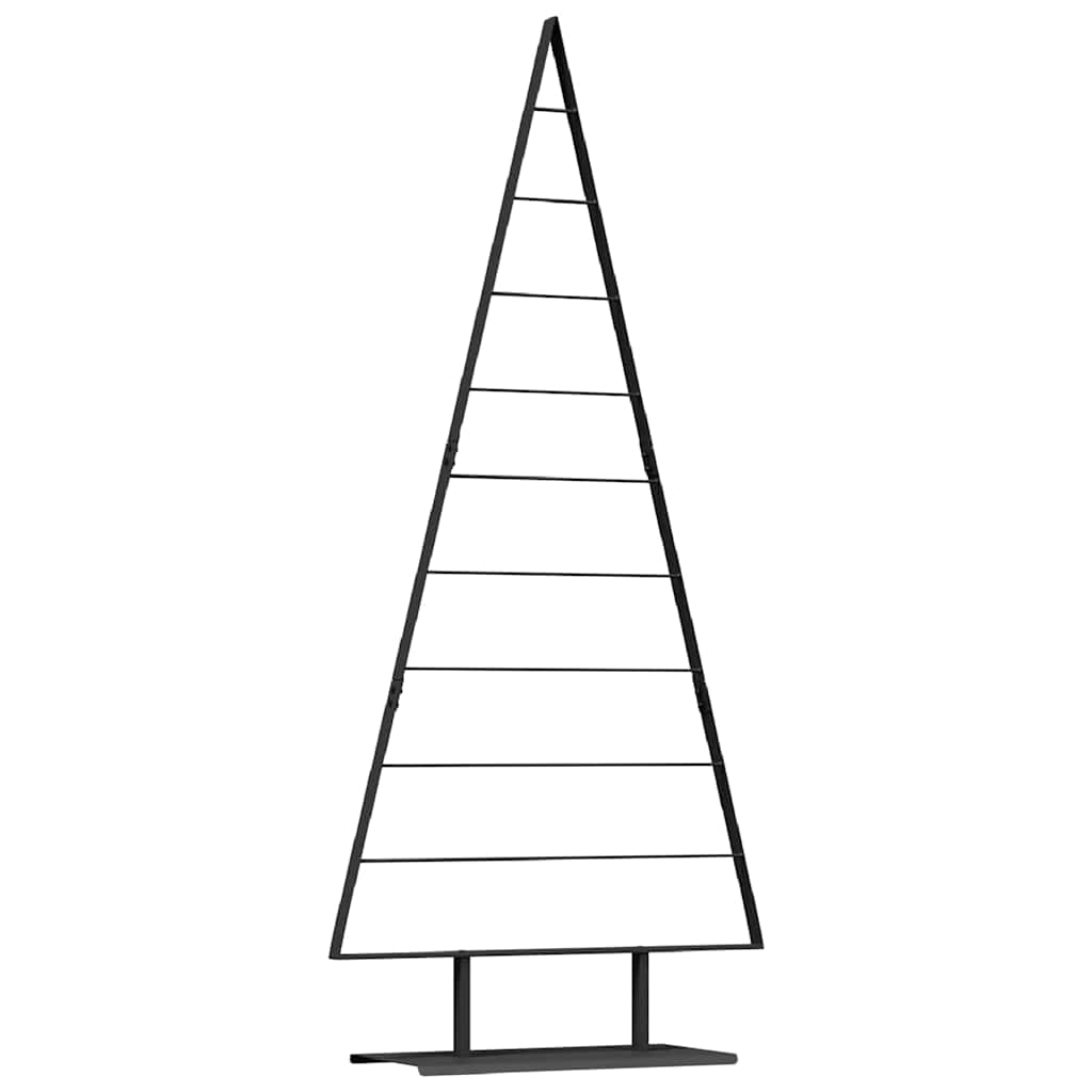 Arbre de Noël en métal avec support Noir 210 cm Acier - XIOS