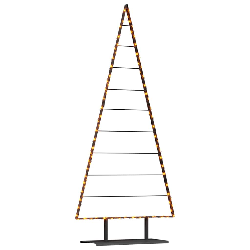 Arbre de Noël en métal avec support Noir 210 cm Acier - XIOS