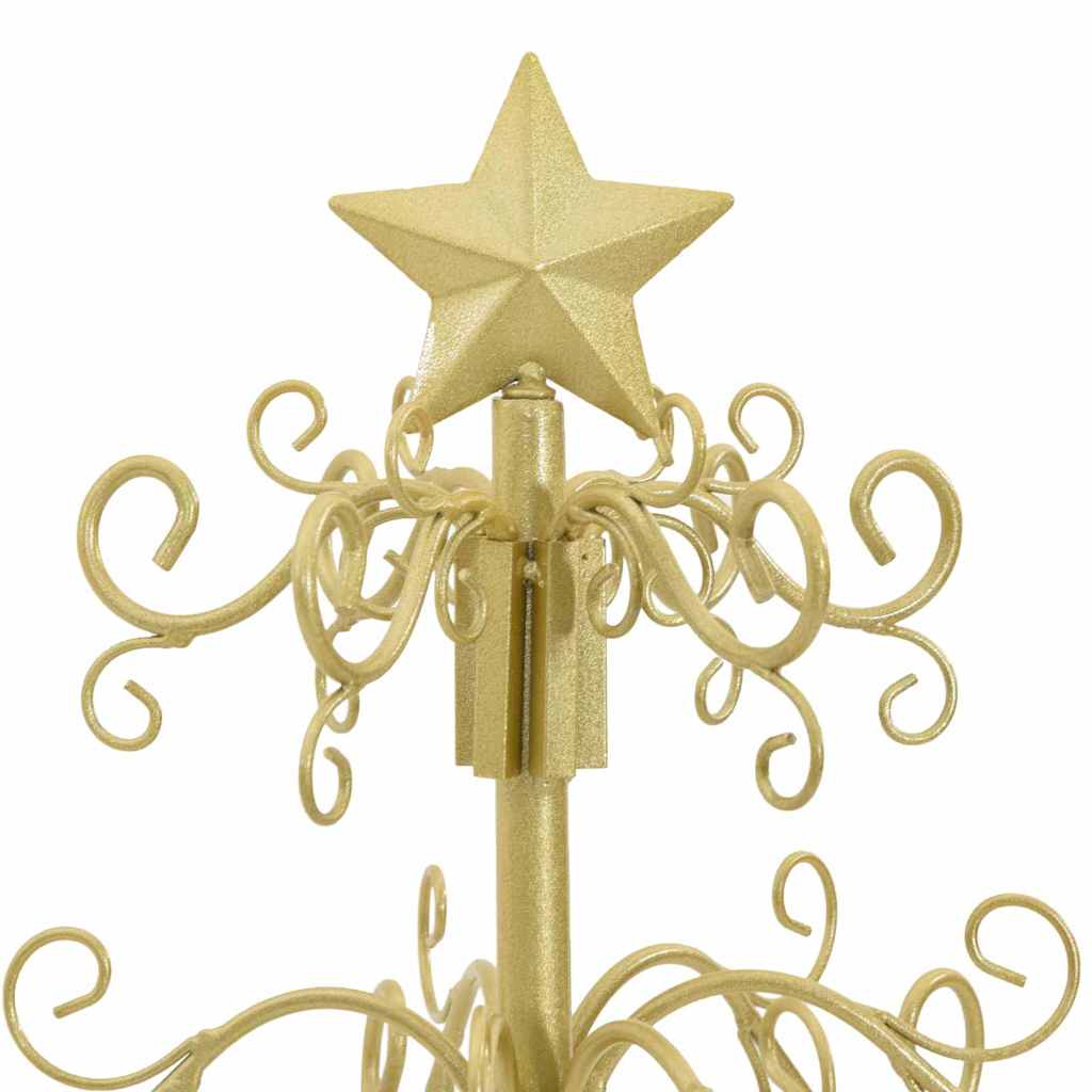Arbre de Noël en métal Doré 90 cm Acier peint par poudre - XIOS