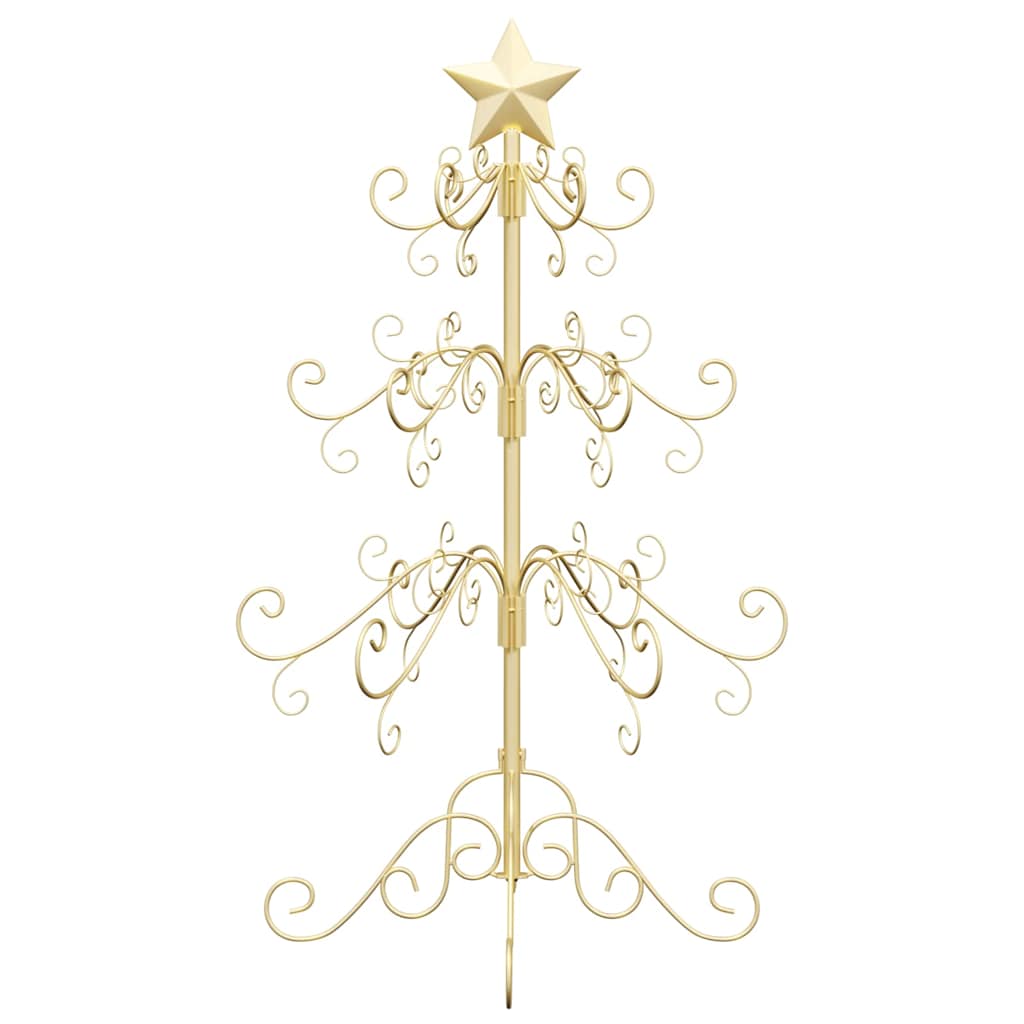 Arbre de Noël en métal Doré 90 cm Acier peint par poudre - XIOS