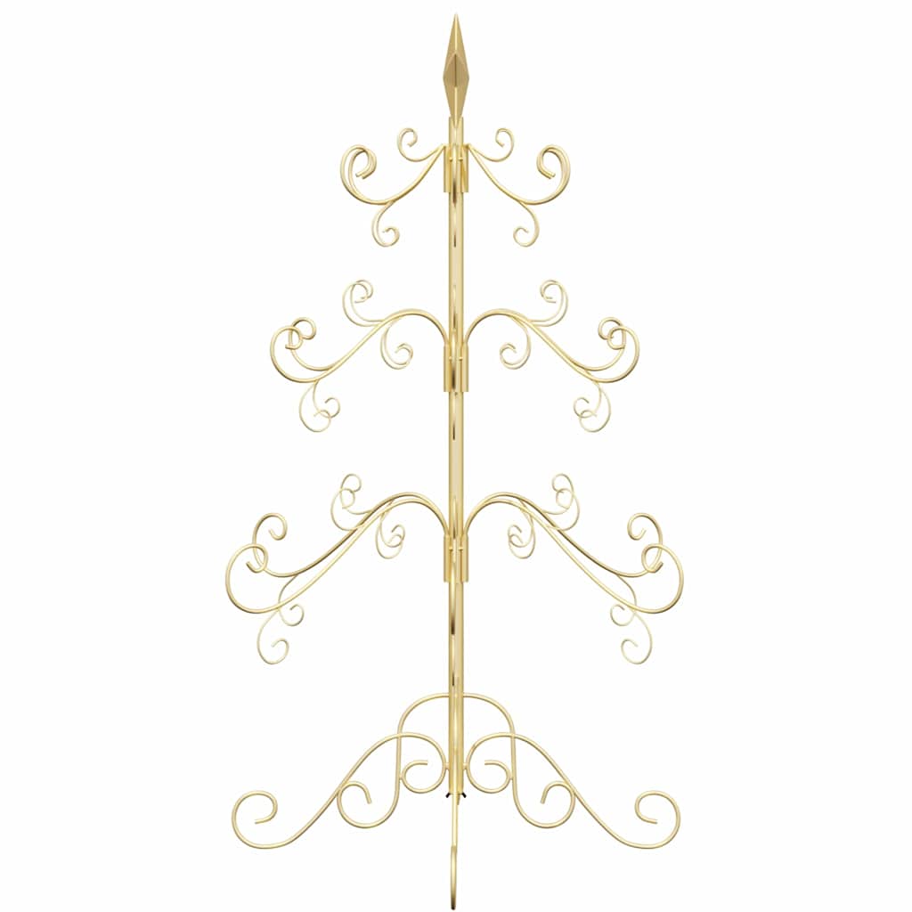 Arbre de Noël en métal Doré 90 cm Acier peint par poudre - XIOS