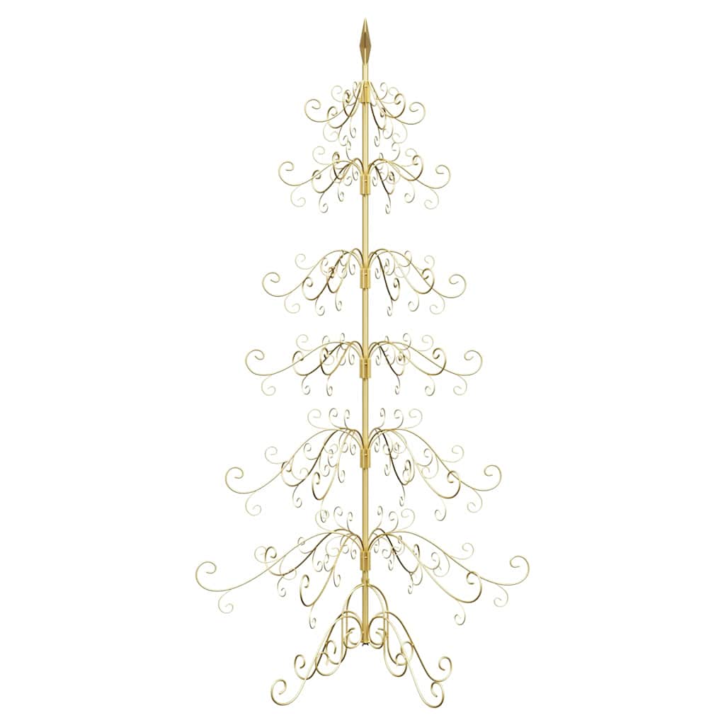 Arbre de Noël en métal Doré 180 cm Acier peint par poudre - XIOS