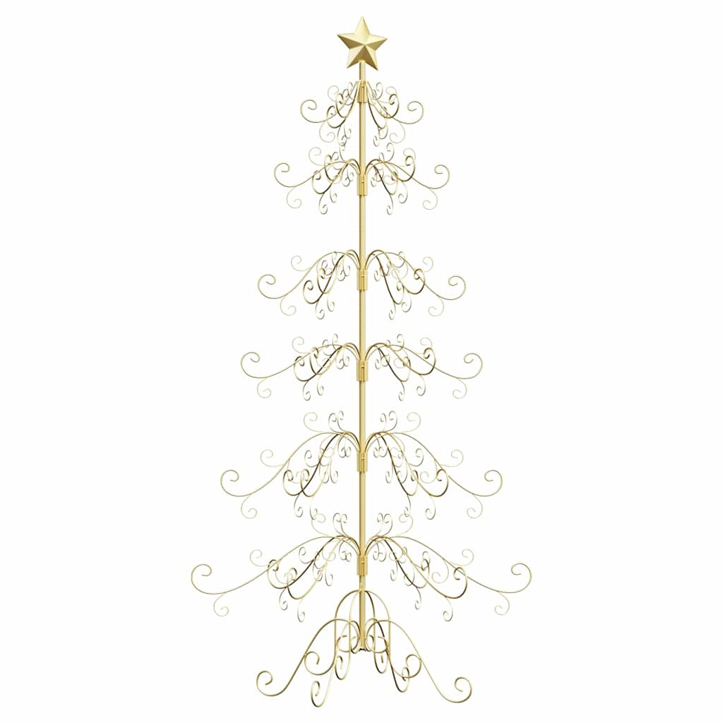 Arbre de Noël en métal Doré 215 cm Acier peint par poudre - XIOS