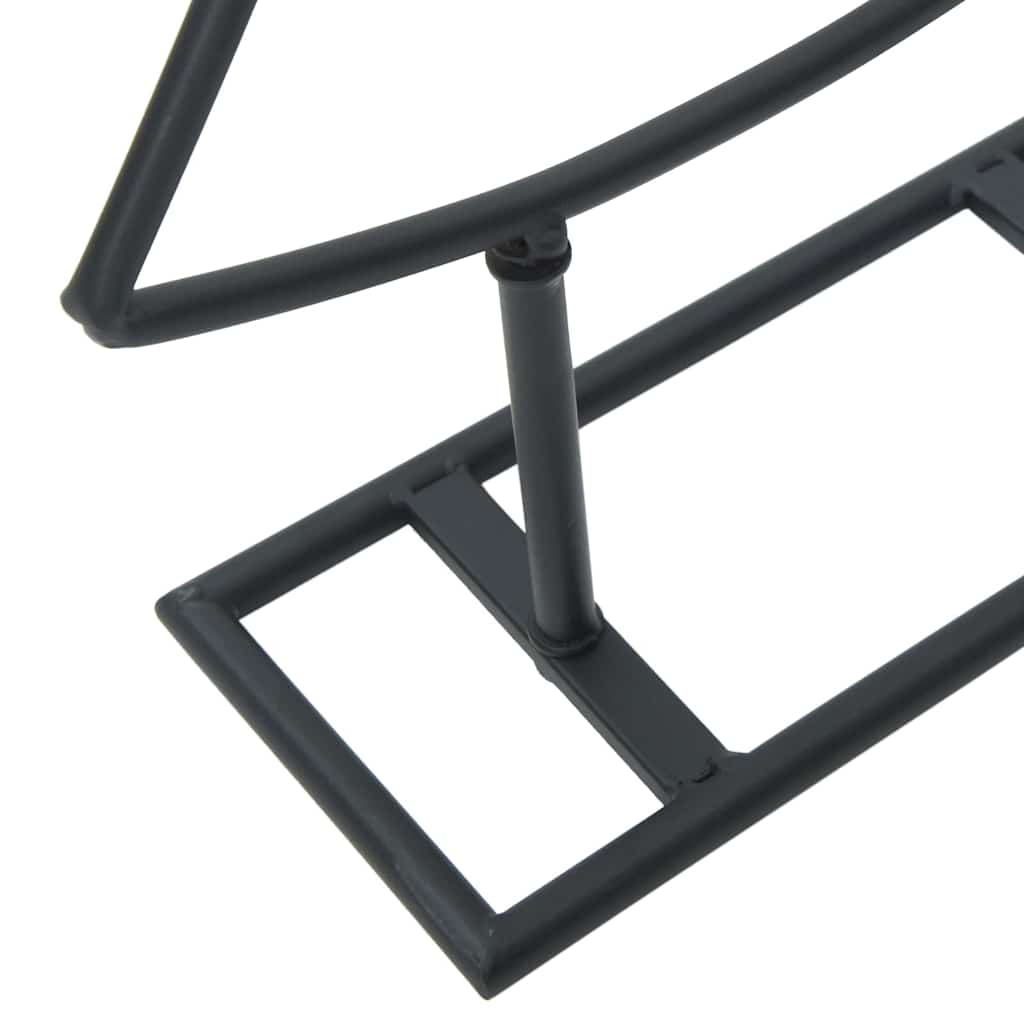 Arbre de Noël en métal avec support Noir 60 cm Acier - XIOS